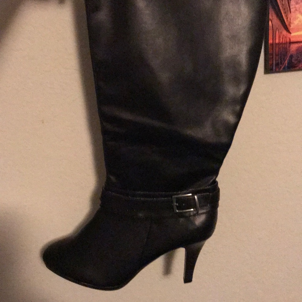 Lane Bryant Knee High Black Boots